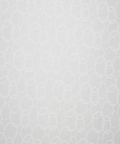 White Linked Circles Quilt Cotton Fabric by Quilter s Showcase