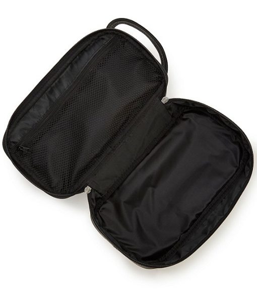 Bottom Zip Leather Travel Kit - Image 4