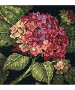 Dimensions 14 x 14 Hydrangea Bloom Needlepoint Kit