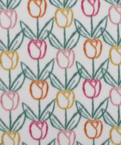 Tulips Blizzard Fleece Fabric