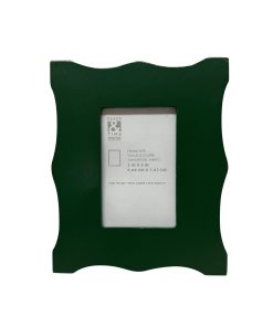 2 x 3 Green Scalloped Tabletop Picture Frame by Place   Time