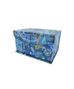 8 Blue Exotic Elegance Fliptop Box by Hudson 43