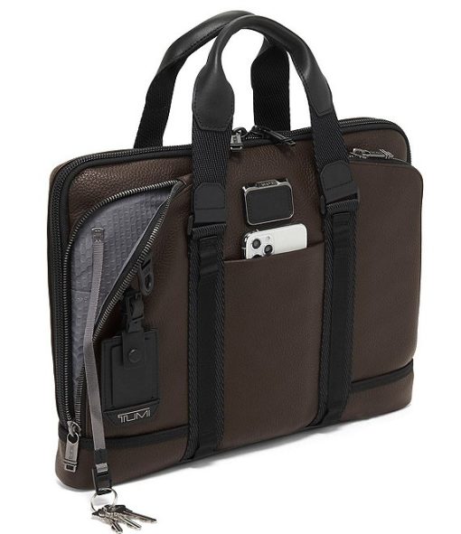 Alpha Bravo Academy Leather Briefcase - Image 4