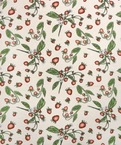 Strawberries Super Snuggle Cotton Fabric