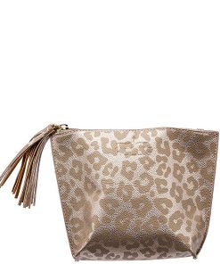 Vegan Leather Leopard Print Holy Chic Toiletry Bag