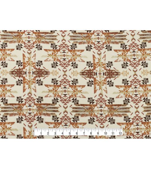 Neutral Aztec Super Snuggle Flannel Fabric - Image 4