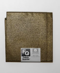 18 x 21 Gold Metallic Cotton Fabric Quarter 1pc by Keepsake Calico