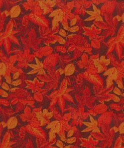 Fabric Traditions Harvest Bright Leaves Harvest Cotton Fabric
