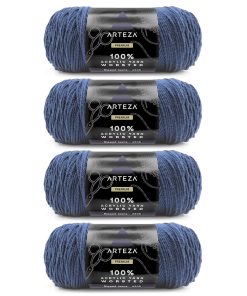 Arteza Premium 359yds Worsted Acrylic Yarn 4 Bundle