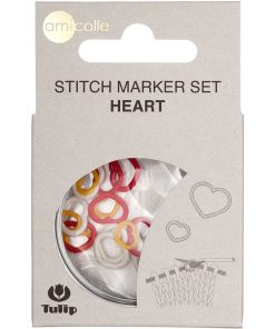 Tulip Stitch Markers Yellow Small Red Medium White Large