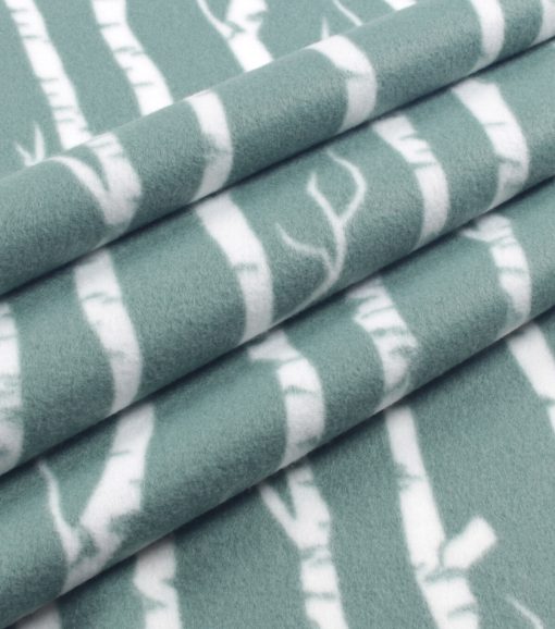 Birch Blizzard Prints Fleece Fabric - Image 2