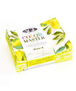 Art Gallery Fabrics Lemon Green 10Pc Color Master Cotton Fabric Quarter Bundle