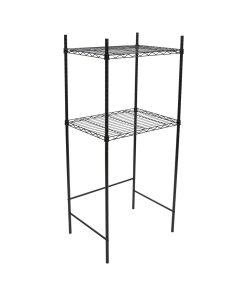 Organize It All 53 Black Fridge   Microwave Stand