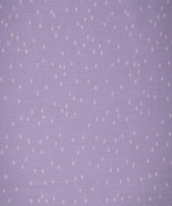 Scattered Dots on Purple Easter Cotton Fabric