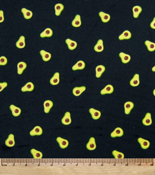 Tossed Avocado Super Snuggle Flannel Fabric - Image 2