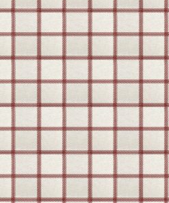 Red   White Plaid Super Snuggle Christmas Flannel Fabric