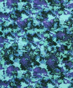 Aqua Tie Dye Super Snuggle Flannel Fabric