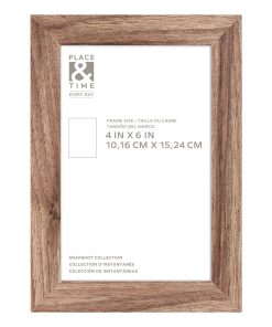 4 x 6 Snapshot Walnut Wall Frame by Place   Time