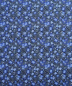 Blue Prairie Floral Quilt Cotton Fabric by Keepsake Calico