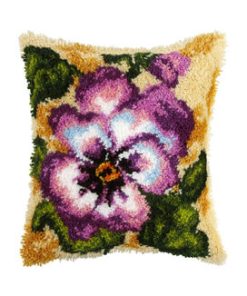 Orchidea 16 Pansy Latch Hook Canvas Kit 4086