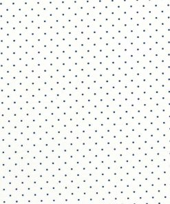 Navy Swiss Dots on White Quilt Cotton Fabric by Quilter s Showcase