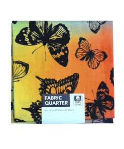 18 x 21 Butterflies Cotton Fabric Quarter 1pc by Keepsake Calico