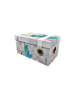 9 Landmarks Rectangle Box With Elastic Strap by Hudson 43