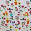 Flower Pots Super Snuggle Flannel Fabric