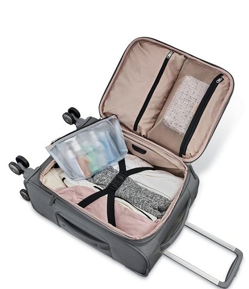 Mobile Solution Carry-On Expandable Spinner Suitcase - Image 3