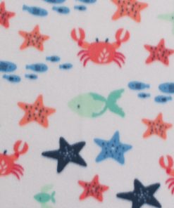 Tiny Sea Life Blizzard Fleece Fabric