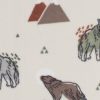 Wolves   Mountains Anti Pill Fleece Fabric