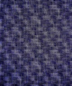 Blue Textured Crosshatch Blender Cotton Fabric by Keepsake Calico