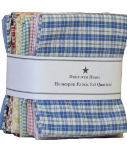 Dunroven Homespun 18  x 21  12pcs Cotton Fabric Quarter Bundle