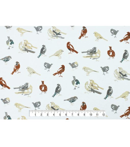 Birds Super Snuggle Flannel Fabric - Image 4