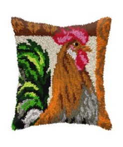 Orchidea 16 Rooster Latch Hook Canvas Kit 4122