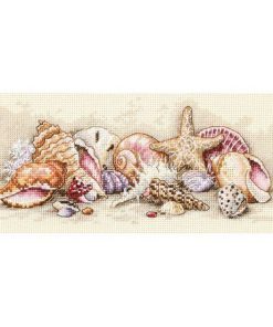 Dimensions 8 x 4 Seashell Treasures Counted Cross Stitch Kit