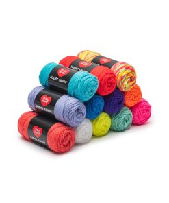 Red Heart Super Saver Brights 93yds Worsted Acrylic Yarn 12 Bundle