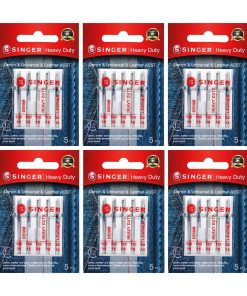 SINGER 30ct Assorted Size Universal Heavy Duty Sewing Machine Needles
