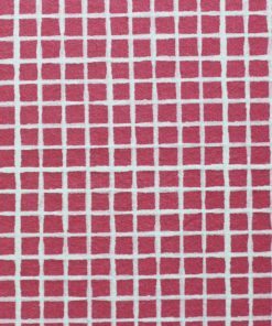 Pink Grid Super Snuggle Flannel Fabric