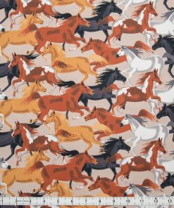 Horse Allover Super Snuggle Flannel Fabric