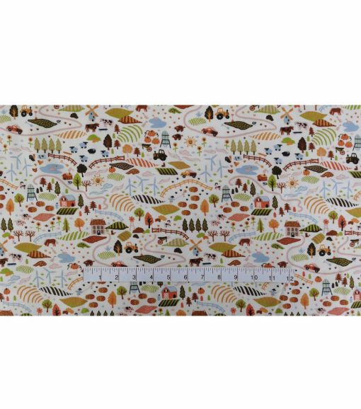 Farm Land Super Snuggle Flannel Fabric - Image 4