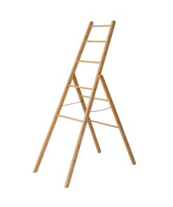 Honey Can Do 20.5 x 63 Natural Bamboo Folding Ladder Rack