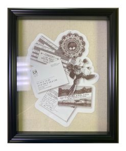 11 x 14 Rounded Black Shadowbox by Place   Time
