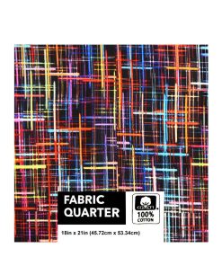 18 x 21 Crosshatch Quilt Cotton Fabric Quarter by Keepsake Calico