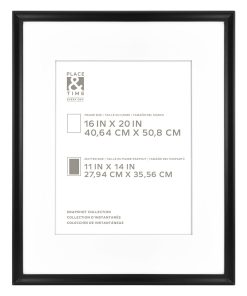 16 x 20 Matted to 11 x 14 Snapshot Gallery Frame by Place   Time