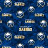 Buffalo Sabres Fleece Fabric Digital Camo