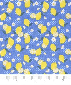 Singer Lemons And Dots Fabric Quarter Cotton Fabric Quarter