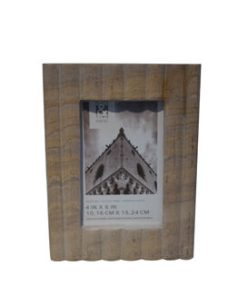 4 x 6 Sandstone Rippled Marble Tabletop Picture Frame by Place   Time