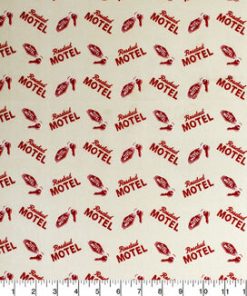 Schitt s Creek Rosebud Motel Cotton Fabric