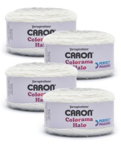 Caron Colorama Halo 481yds Bulky Polyester Blend Yarn 4 Bundle